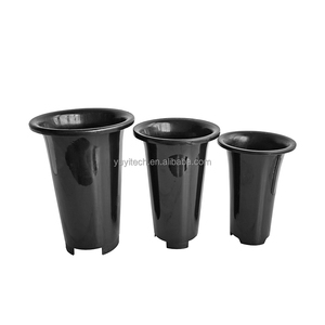 Pas cher Plante Fleur Pépinière En Plastique Noir Grand Phalaenopsis <span class=keywords><strong>Cymbidium</strong></span> Orchidée Pots En Plastique Avec Trous - Product Image 1