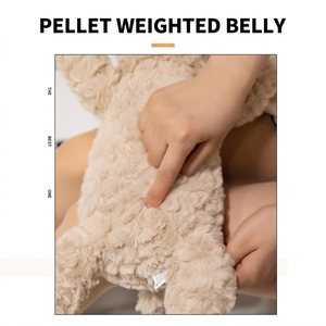 Peluche de Perro con Peso, de Algodón PP, Diseño Bordado - Accesorio Sensorial Calmante para Aliviar la Ansiedad, Regalo de Cumpleaños - Product Image 5