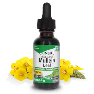 OEM/ODM オーガニック マレインエキス サプリメント ドロップス 呼吸器系と免疫サポート、自然な肺の浄化と消化の健康維持に - Product Image 1