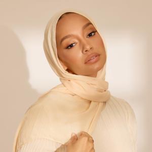 Châle islamique en modal 180*70cm, doux, élégant, vêtement musulman personnalisable, léger, modeste, respirant pour femmes - Product Image 1