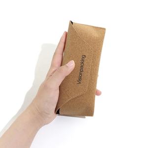 Популярный экологически чистый мягкий Чехол для очков из пробкового материала, футляр для солнцезащитных очков, упаковка с индивидуальным логотипом - Product Image 3