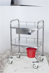 Mt Medisch Ziekenhuis Kar 3-Tier 304 Roestvrijstalen Chirurgisch Instrument <span class=keywords><strong>Trolley</strong></span> Prijs Roestvrijstalen Ziekenhuis <span class=keywords><strong>Trolley</strong></span> - Product Image 3