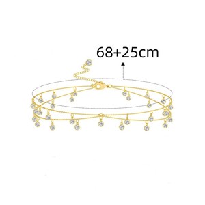 Vente chaude femmes Double couche alliage taille chaîne bohème coeur Style <span class=keywords><strong>corps</strong></span> Jewelry-N25804 - Product Image 5