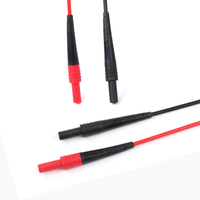 ETA4164S prix usine 1 paire 4mm Double extrémités fils de test en silicone câble