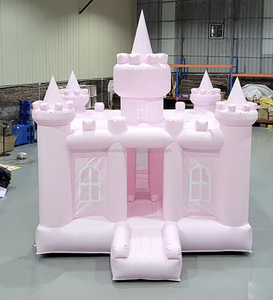 Château gonflable de qualité commerciale Pink Princess, château gonflable pour événements et locations - Product Image 2