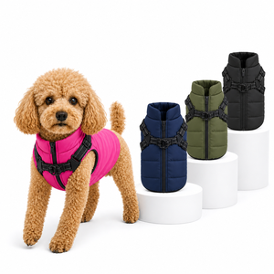 Dog Fleece Coat Leopard Print Winter Warm Pet <b>Clothes</b> <b>for</b> Small Dogs Comfortable Leisure Style - Product Image 1