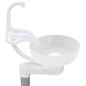 Support métallique pour crachoir de fauteuil dentaire, crachoir en céramique, unité d'alimentation en eau, lavabo - Product Image 3