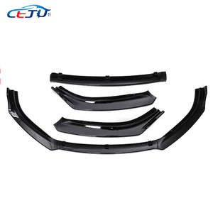 Kits de accesorios para coche ABS negro mate brillante, alerón de parachoques delantero, extensión divisora de labios para <span class=keywords><strong>Mazda</strong></span> <span class=keywords><strong>6</strong></span> Atenza GJ <span class=keywords><strong>GL</strong></span> 2014-2017 - Product Image 5