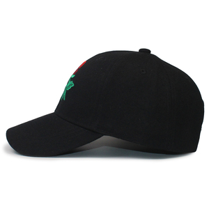 Gorra de béisbol con bordado Floral <span class=keywords><strong>para</strong></span> hombre y mujer, gorro de béisbol con bordado de rosas, ajustable - Product Image 5