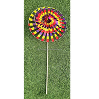 Moulins à vent arc-en-ciel colorés et personnalisables pour enfants, jouets en plastique à enfouir dans le sol pour la décoration extérieure du jardin, toutes saisons