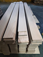 Bande de bois de paulownia chinois au design moderne avec bord collé pour la construction