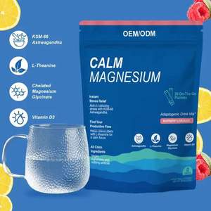 Suplemen Magnesium Glisinat OEM untuk Dewasa, Nutrisi Olahraga, Bubuk Elektrolit dalam Sachet untuk Relaksasi, Fokus, dan Meningkatkan Tidur - Product Image 3