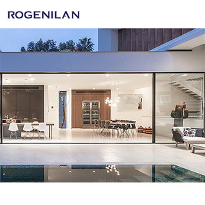 Puerta Corredera Automática de Aluminio Rogenilan T5 T6 para Balcón y Terraza, Puerta Corredera de Doble Vidrio para Hogares - Product Image 2