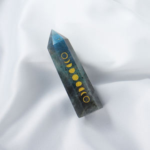 Piedras curativas de cristal, feng shui, <span class=keywords><strong>eclipse</strong></span> <span class=keywords><strong>lunar</strong></span>, punto de artesanía, amatista de cuarzo rosa, artesanías populares - Product Image 6