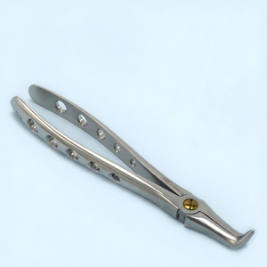 Fórceps de extracción Dental Manual de grado #45, agarre ergonómico de acero inoxidable recubierto de diamante, raíces inferiores, extracción de dientes quirúrgica - Product Image 1