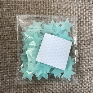100 piezas/bolsa Decoración de Pared <span class=keywords><strong>para</strong></span> el Hogar Pegatinas de Estrellas Brillantes en la Oscuridad Autoadhesivas <span class=keywords><strong>para</strong></span> Niños - Product Image 6