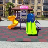 Interlocking Gym Spielplatz boden Innen-/Außen gummi