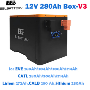 Hộp pin DIY Promotion EEL 12V 280Ah 4S cho pin LiFePO4 280-314Ah, kèm BMS JK 200A và chức năng cân bằng chủ động 2A - Product Image 3