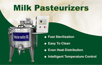 Pasteurisateur industriel compact 200L 500L pour lait, liquides d'œufs, jus de fruits, yaourt et lait – Prix du réservoir de pasteurisation UHT