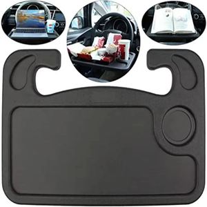 Portable Universal Drinks Holder With Multifunctional <b>Table</b> Desk Notebook Eat Work Cart Drink Coffee Holder Car Steering <b>Wheel</b> - Product Image 5