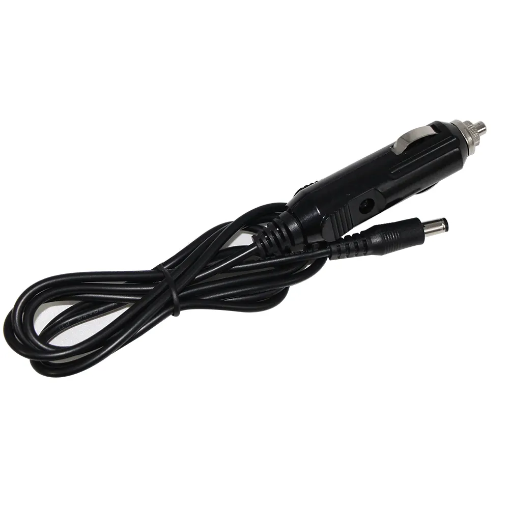 Car cigarette lighter input plug connection DC 5.5 * 2.1mm male connector charging cable