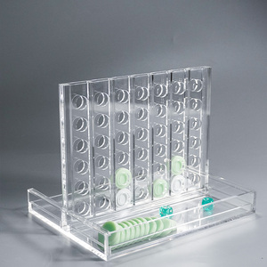 Jeu de société Connect Four en acrylique de haute qualité, couleur personnalisée, vente en gros, pour usage familial - Product Image 3