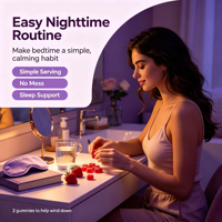 Gummies de mélatonine sans sucre OEM, saveurs naturelles de fruits, complément pour le sommeil, vitamines en vrac pour le soutien du sommeil