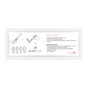 공장 직접 도매 OEM 여성 건강 관리 빠른 정확한 급속 소변 검사 <span class=keywords><strong>HCG</strong></span> 한 단계 조기 임신 감지 중류 - Product Image 4