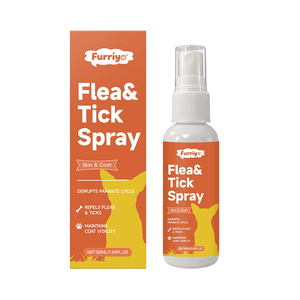 Spray <span class=keywords><strong>anti</strong></span>-<span class=keywords><strong>puces</strong></span> et tiques pour animaux de compagnie, <span class=keywords><strong>naturel</strong></span>, non parfumé, nettoyage doux, peau confortable pour chiens et <span class=keywords><strong>chats</strong></span>, utilisation toute saison - Product Image 6
