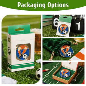 Pins Personalizados de Artículos Promocionales para Fanáticos del Fútbol, Insignias de Clubes de Fútbol al por Mayor, Números de Jugador en Camisetas, Pegatinas Metálicas para Teléfonos para Zonas de Fanáticos - Product Image 6