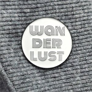 Diseños Personalizados Logos Lifetime Mold Cool <span class=keywords><strong>Wanderlust</strong></span> Set Hierro Esmalte Pins Viajes y Geografía Decorativo Metal Accesorios Pin - Product Image 4