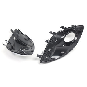 Opel Corsa D Lower Grille Fog Light Cover Black <b>ABS</b> Clip On Left Right 13286025 - Product Image 2