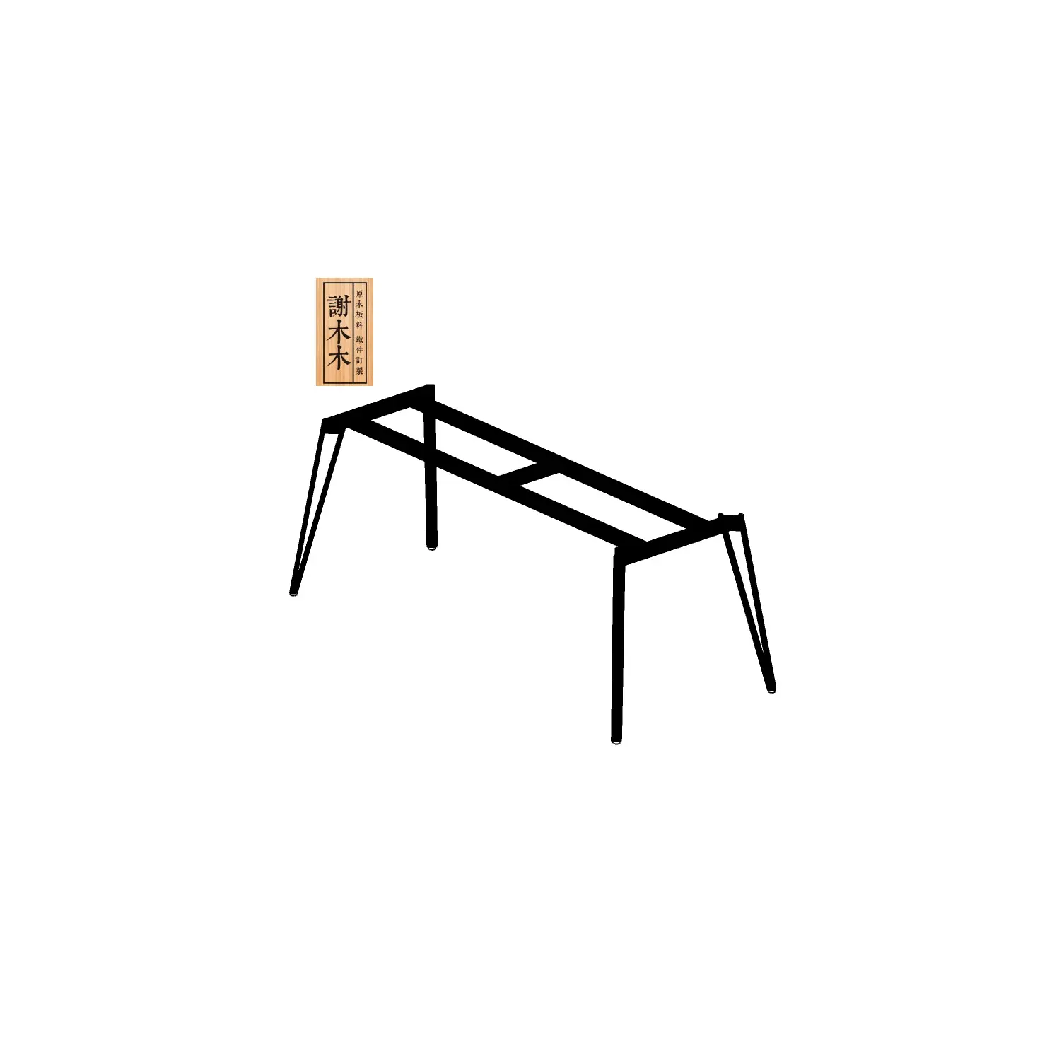 Pasokan pabrik tahan lama ukuran yang berbeda cmerakit kaki meja logam untuk meja kantor bisnis
