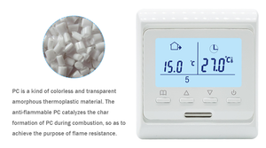 <span class=keywords><strong>Thermostat</strong></span> de chauffage par le sol Rétroéclairage bleu Écran TN Sortie sans potentiel 3A <span class=keywords><strong>Thermostat</strong></span> de chaudière à gaz - Product Image 6