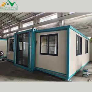 Prefabricated Extendable Houses For Sale Luxury 20ft 40ft 3 Bedrooms Expandable Container House Homes Modern Design Camping