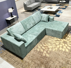 Venta al por Mayor de Sofás Modulares en Forma de L, Rellenos de Esponja, Convertibles, Sofás <span class=keywords><strong>Cama</strong></span> Combinables para Sala de Estar - Product Image 5