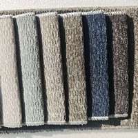 Tissu d'ameublement uni en polyester 100% tissé sur mesure 260 GSM, résistant aux déchirures, 16 options de couleurs pour coussins de canapé et oreillers en peluche