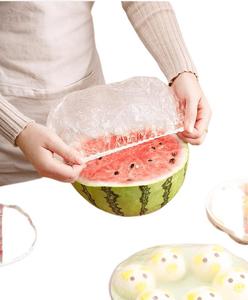 100pcs/bagDisposable Food Cover Plastic Wrap Elastic Storage Kitchen Elastic Plastic Wrap