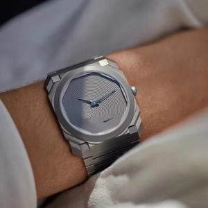Reloj CILOA gris en espiral para hombre, personalizable, moderno, estilo masculino, regalo de lujo ligero, reloj de cuarzo - Product Image 4