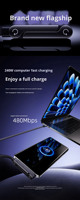 Câble de charge invisible 2 en 1 240W pour téléphone portable, cordon de chargeur avec support réglable multi-angles de type C, câble de données