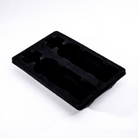Plateau en PVC floqué personnalisé pour emballage sous blister de cosmétiques et soins de la peau, plaque blister coulissante, bols en plastique