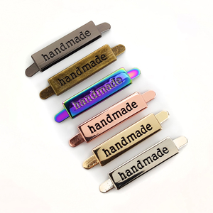 Deepeel BK101 10x36mm Luggage Handbag Hardware Accessories Handmade LOGO Decoration <strong>Buckles</strong> <strong>Bag</strong> Labels Tag - Product Image 1