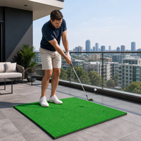 Tapis de frappe de golf Enriter 155B en matériau PA pour usage intérieur/extérieur, tapis d'entraînement de swing moins cher