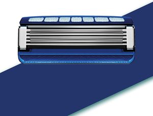 WILKINSON SWORD-Hydro 5 Skin Protection for Men | Hydrating <strong>Gel</strong> &amp; Precision Trimmer | Pack of 12 Shaver Heads - Product Image 2