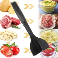 Alat Pengolah Makanan Manual Multifungsi Tahan Panas, Pencacah Daging, Penghancur Makanan Bayi, Pengaduk Nasi, Penggiling Salad, Penekan Daging