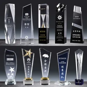Trophy Good Design Various Sizes Crystal Trophy Blank Custom Fine Workmanship Crystal Trophy