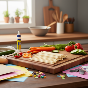 Bastoncini di bambù Ilan 0,3x15 cm 80 pezzi per cucina e artigianato - Product Image 3