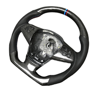 Volant de voiture sport en fibre de carbone PU haute qualité, compatible avec E60 E61 E63 E64, livraison directe.