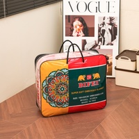 Sac à fermeture éclair en PVC personnalisable et durable, poignée à valve de longueur standard, emballage transparent, grand rangement pour draps, sur mesure
