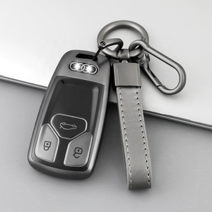 Protector de Llaves de Coche <span class=keywords><strong>Gris</strong></span> Titanio Especial para Audi <span class=keywords><strong>A1</strong></span> A3 A4 Allroad A5 A6 Q3 Q5 Q7 R8 RS RS7 S3 S4 S7 SQ5 TT Funda para Llaves de Coche - Product Image 5